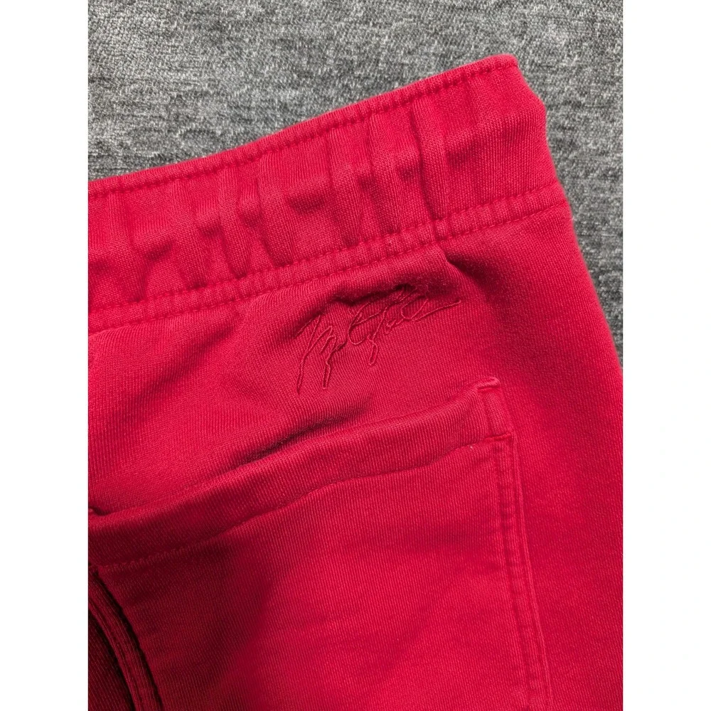 Jordan Mens Flight Fleece Sweatpants Red Jumpman Joggers XL 1545